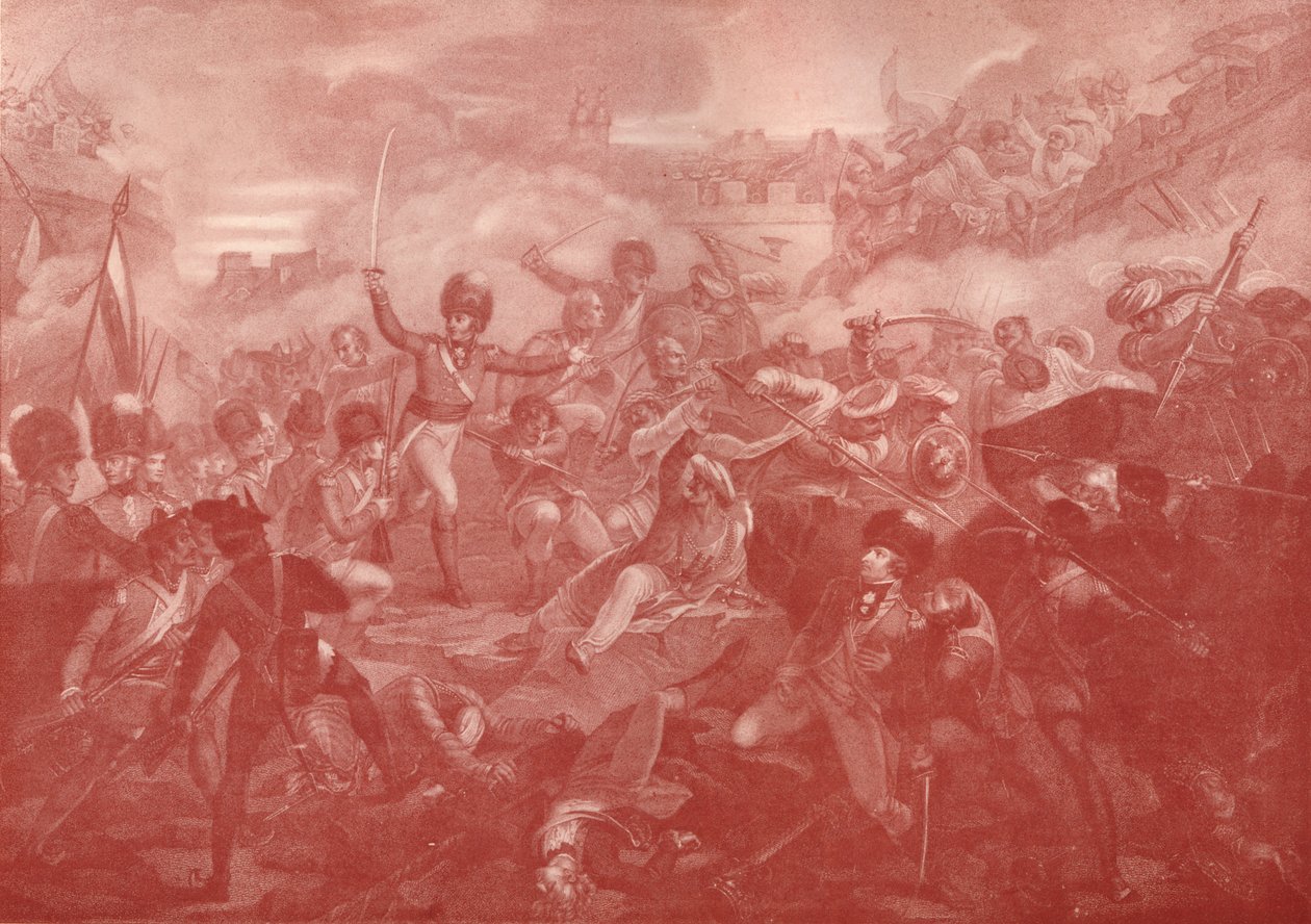 Angrepet og inntaket av Seringapatam, 1801 1909 av Anthony Cardon