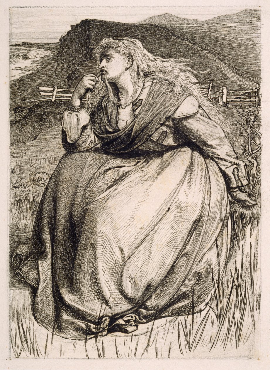 Design for "If", 1866 av Anthony Frederick Augustus Sandys
