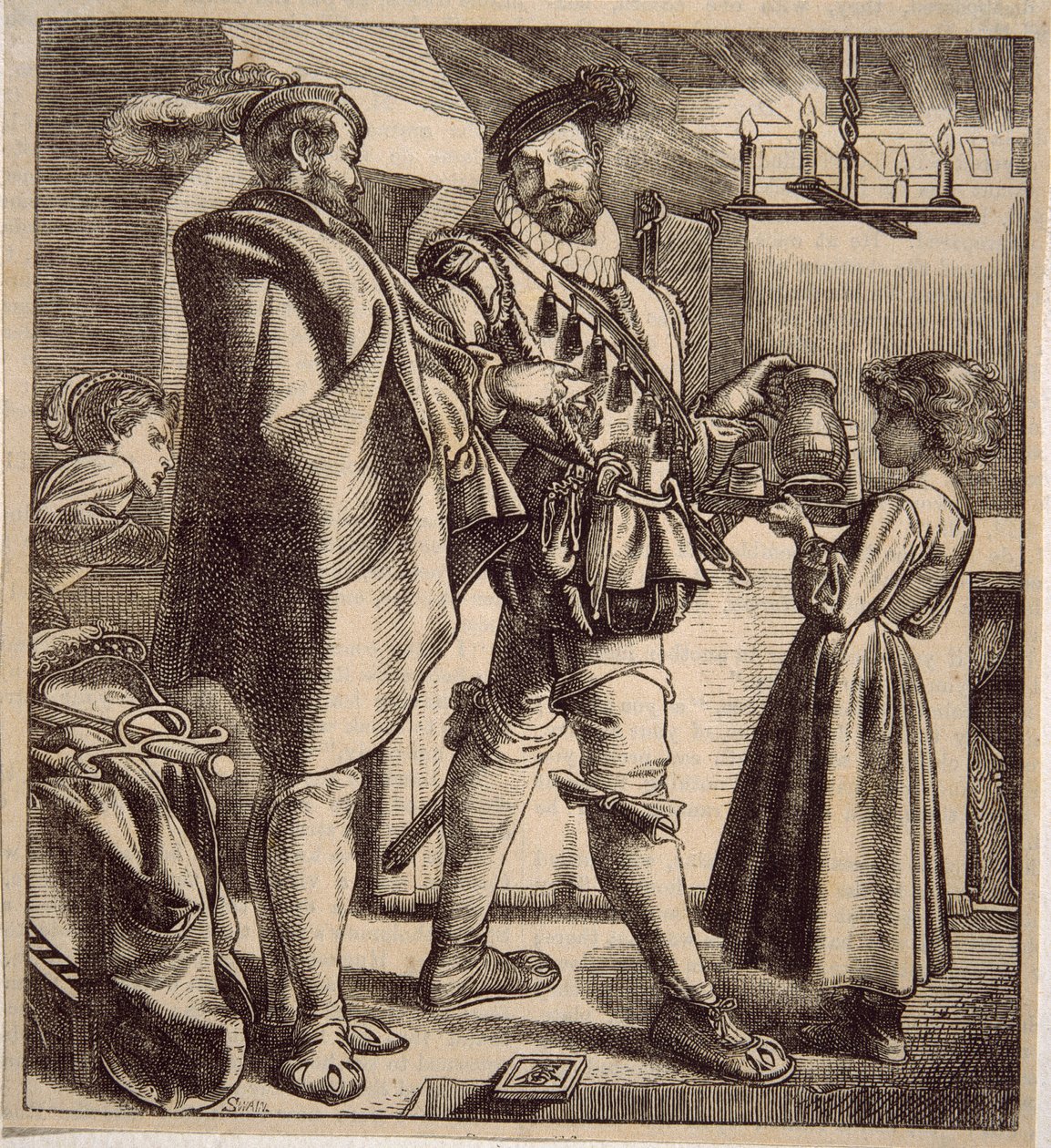 Jacques de Caumont (1558–1652) av Anthony Frederick Augustus Sandys