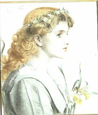 mai 1902 (farget blyant) (en av 4) av Anthony Frederick Augustus Sandys