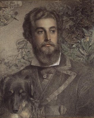 Portrett av Cyril Flower av Anthony Frederick Augustus Sandys