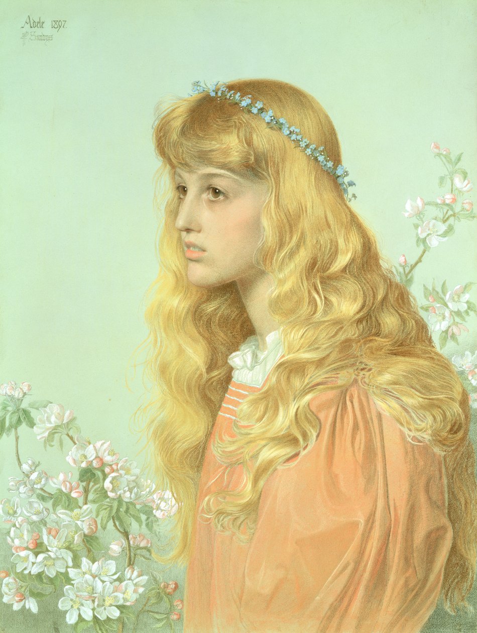 Portrett av frøken Adele Donaldson, 1897 av Anthony Frederick Augustus Sandys