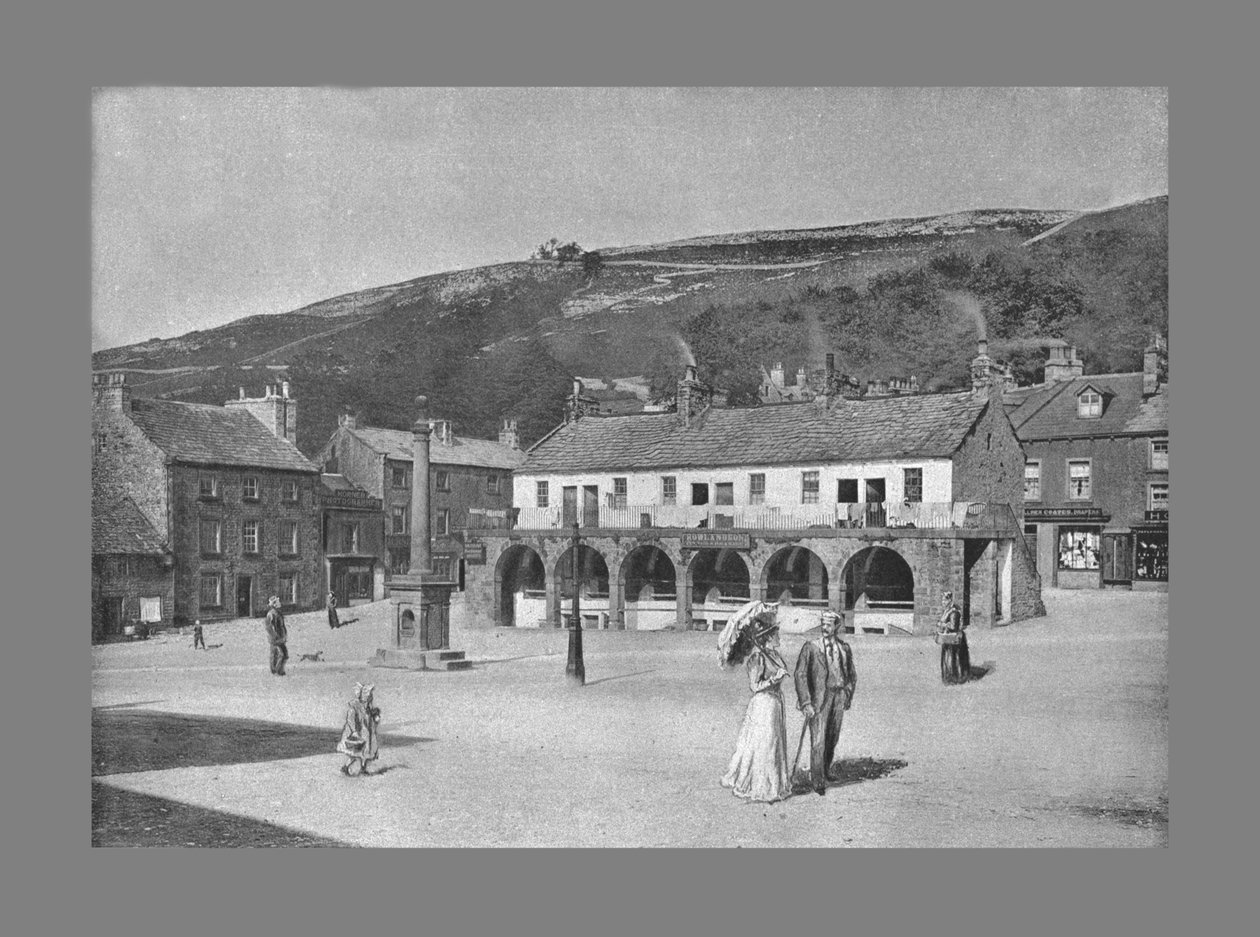 Old Shambles and Market Place, Settle, c1900 av Anthony Horner