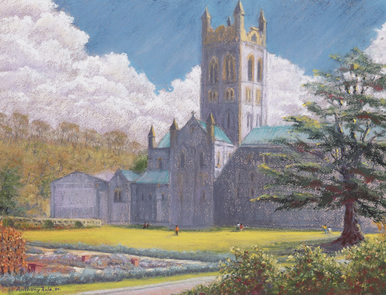 Tidlig vår, Buckfast Abbey, 2001 av Anthony Rule