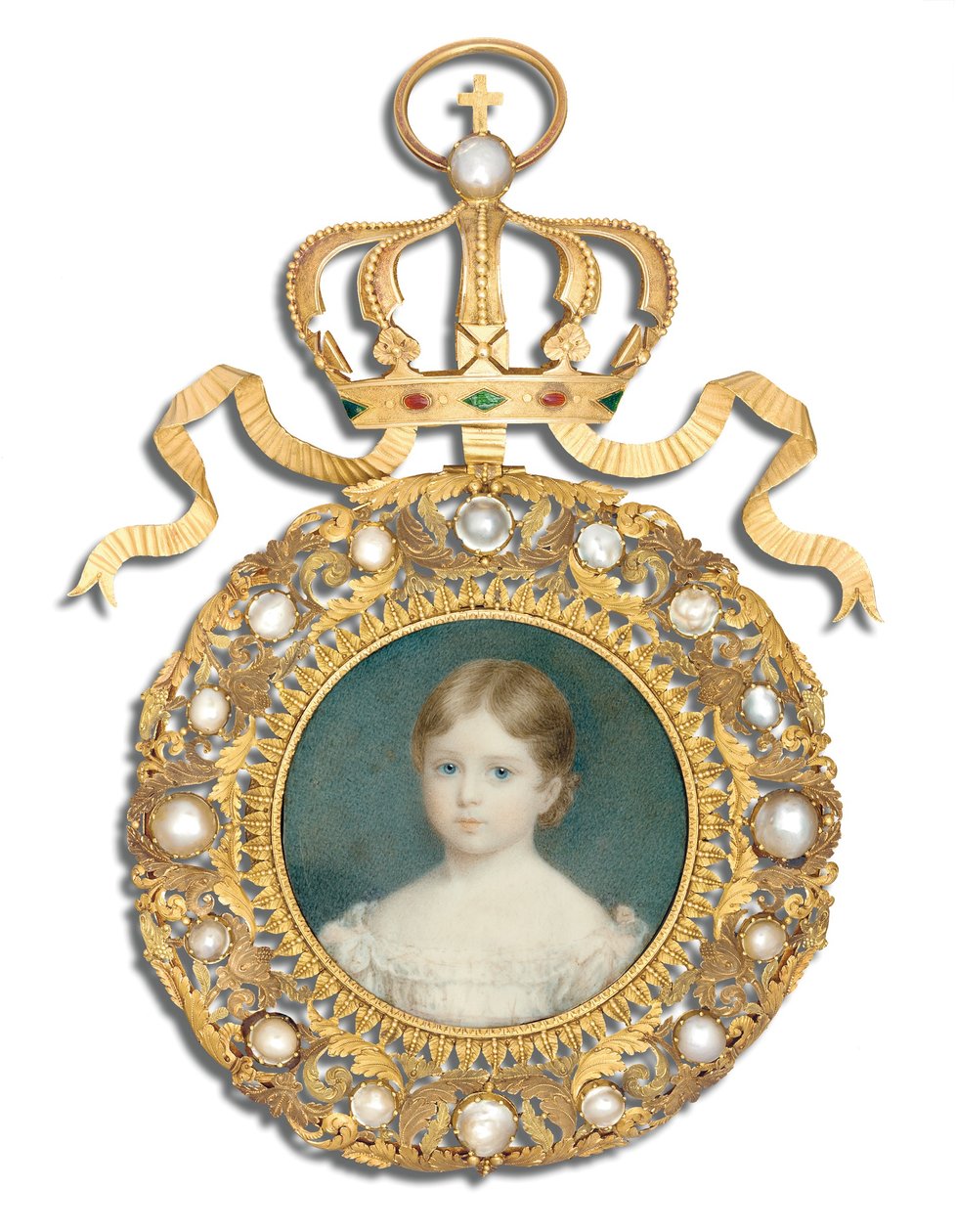 Dronning Victoria som barn, 1825 av Anthony Stewart