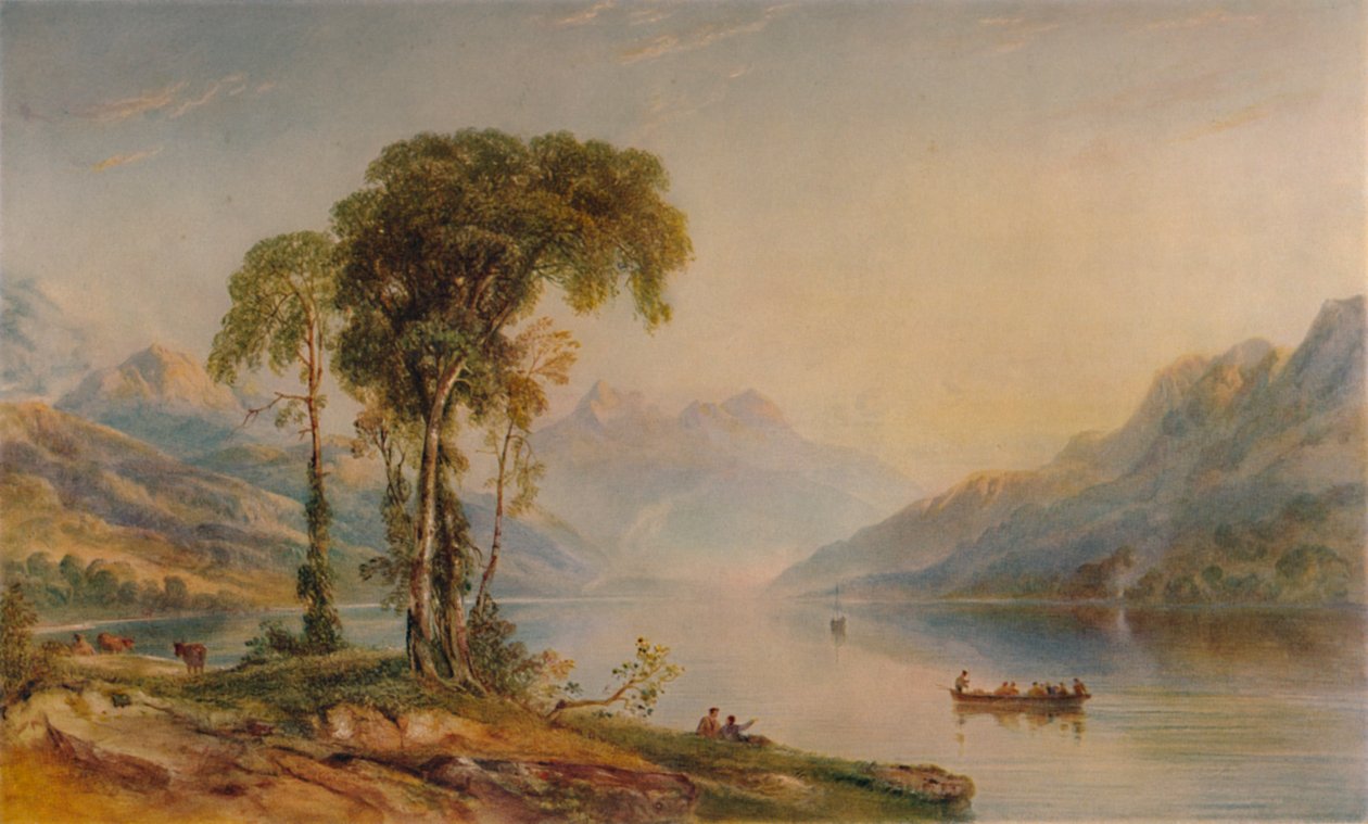 Ben Venue fra Loch Achray, 1840, 1935 av Anthony Vandyke Copley Fielding