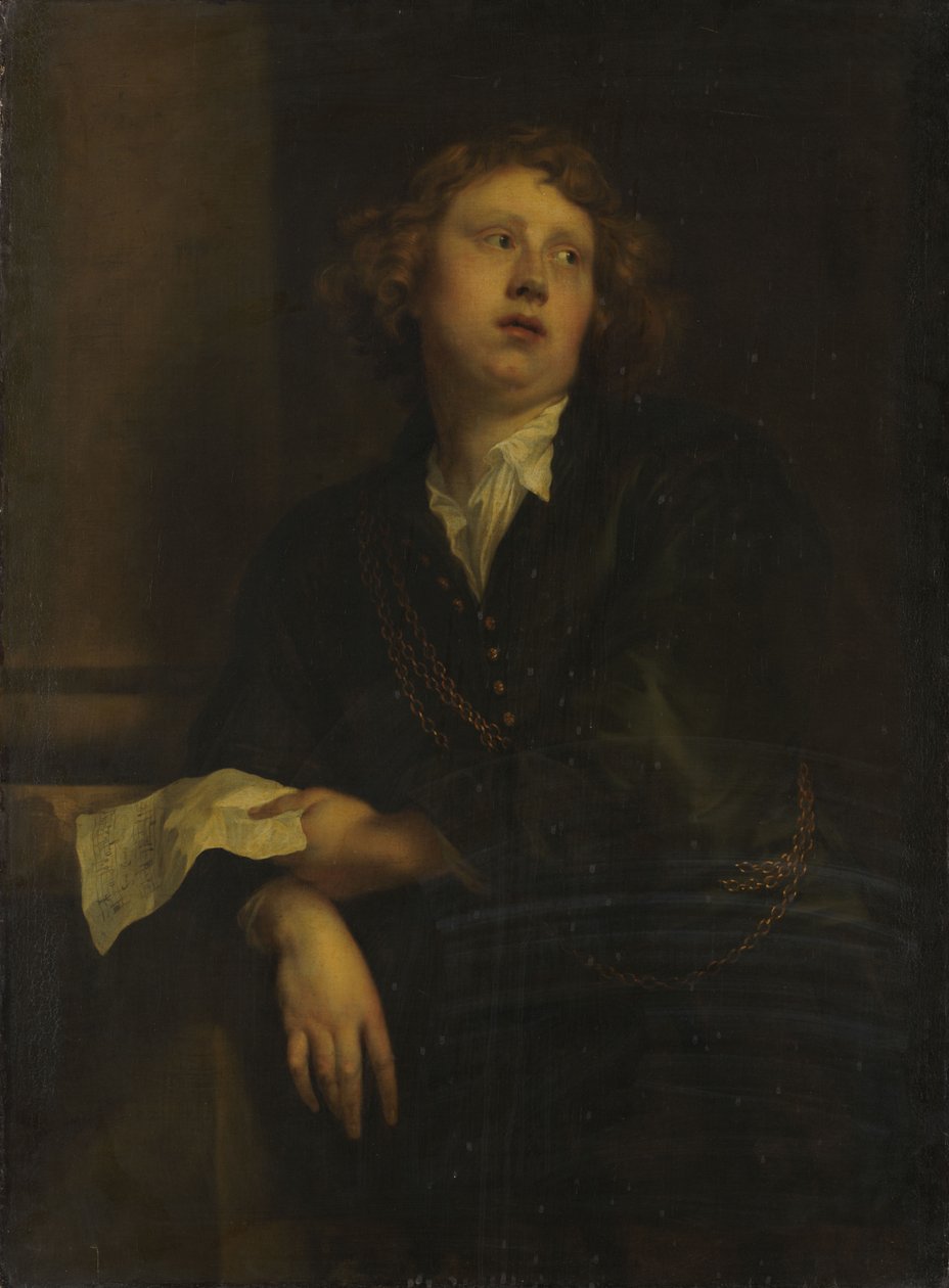 Portrett av Hendrik Liberti, ca. 1700 (olje på lerret) av Anthony van (after) Dyck