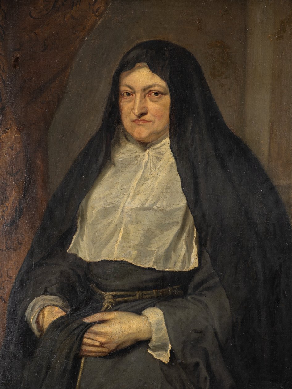 Infanta Isabella Clara Eugenia erkehertuginne av Østerrike og regent av Nederland av Anthony van (school of) Dyck