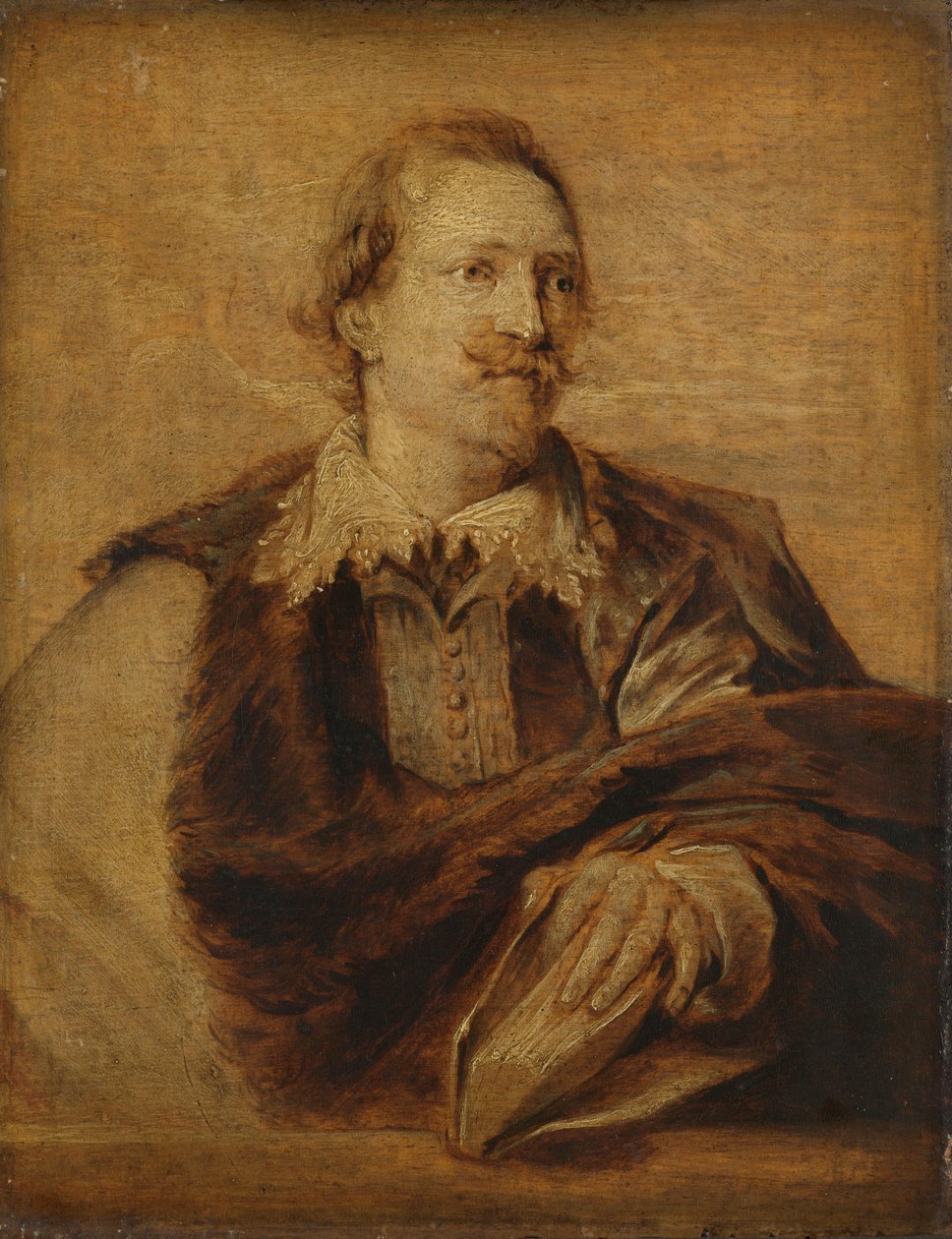 Portrett av Jan Gaspar Gevaerts (1593-1666) av Anthony van Dyck (after)