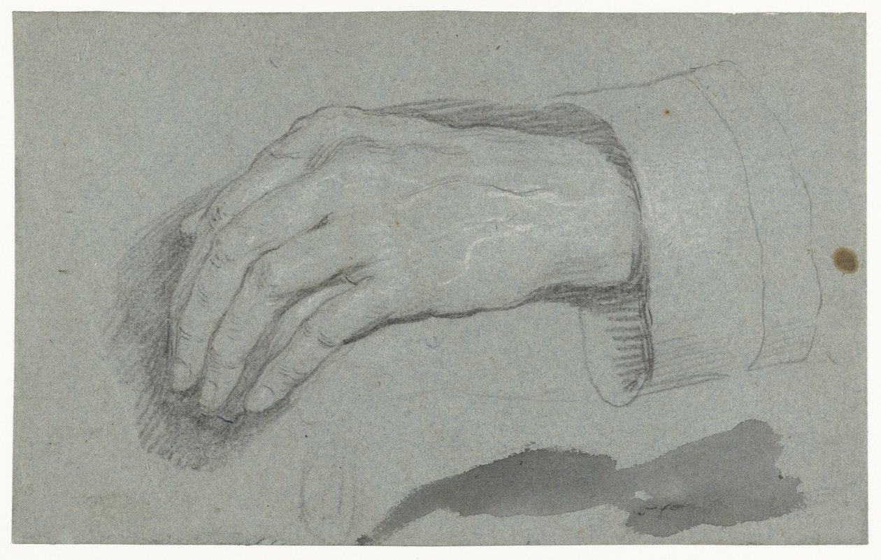 Venstre hånd og mansjett av Anthony van Dyck (possibly)