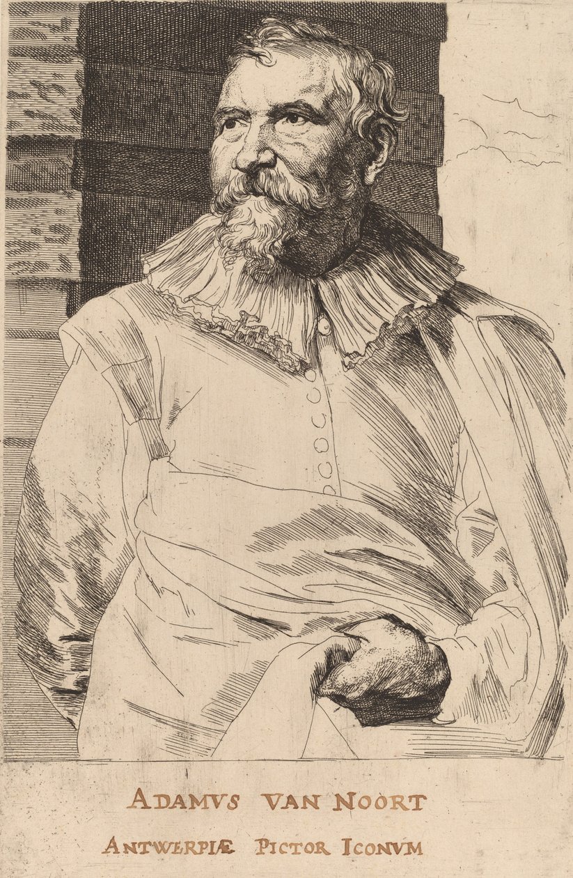 Adam van Noort, sannsynligvis 16261641. av Anthony van Dyck