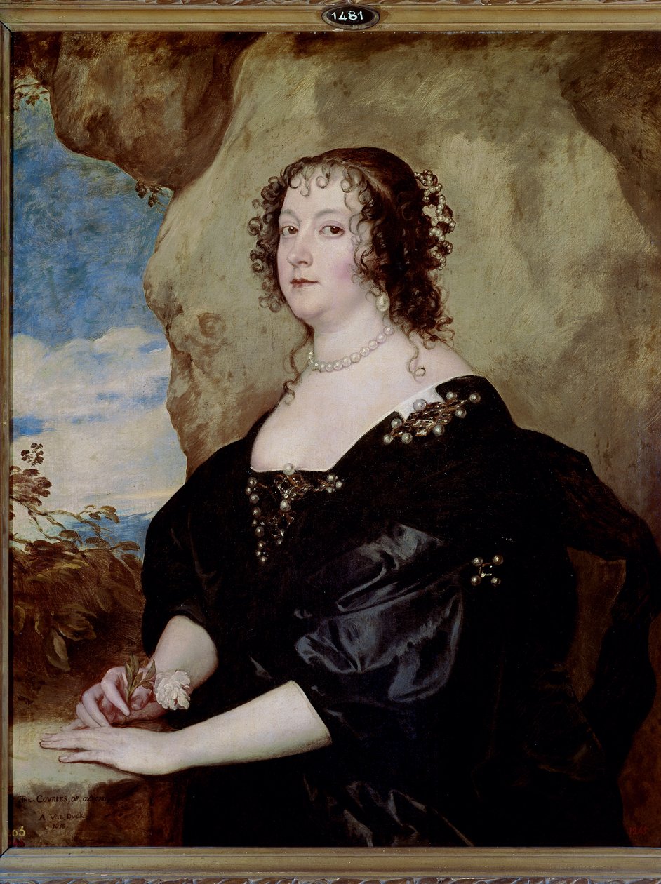Beatriz van Hemmema, grevinne av Oxford, ca. 1638 (olje på lerret) av Anthony van Dyck