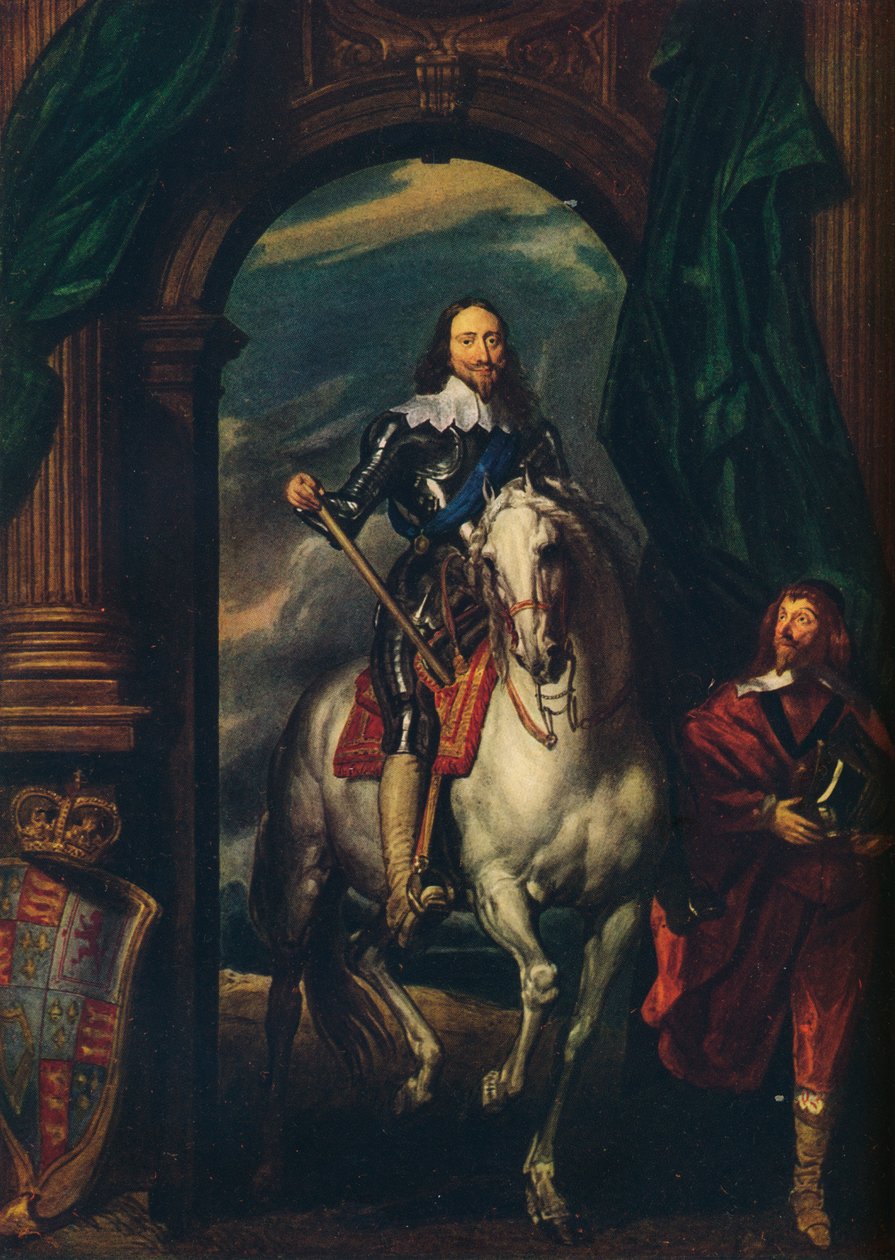 Charles I 1600-1649 med M de St Antoine, 1633, 1913 av Anthony van Dyck