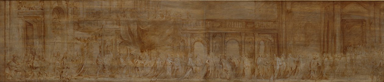 Charles I and the Knights of the Garter in Procession, 1638 av Anthony van Dyck