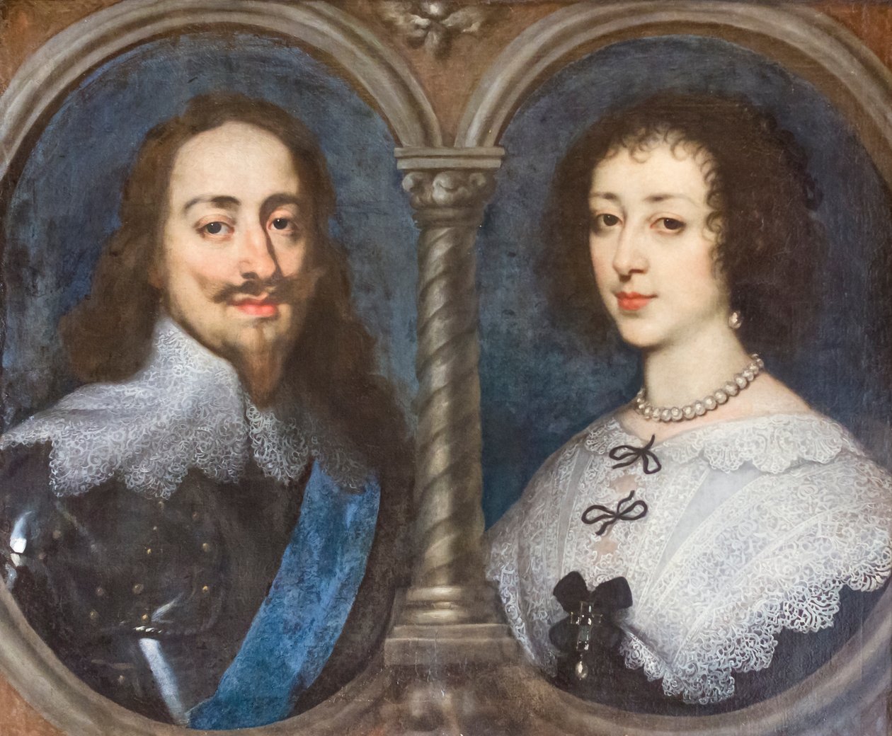 Charles I av England og Henrietta av Frankrike (maleri) av Anthony van Dyck