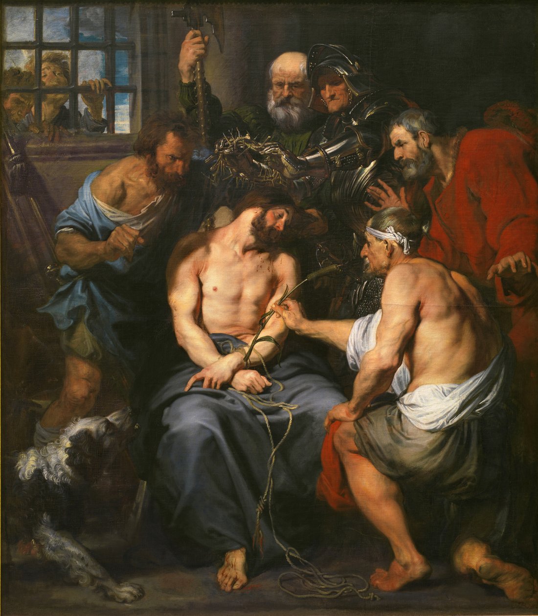 Kristus kronet med torner av Anthony van Dyck