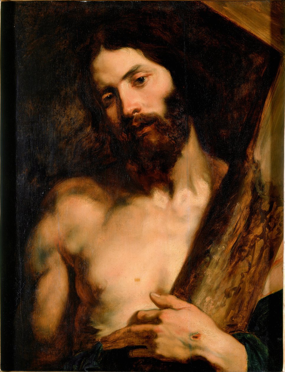 Kristus som bærer korset Maleri av Antony Van Dyck (1599-1641) 1619 ca. Sol. 65x50 cm Genes, Galleria di Palazzo Rosso av Anthony van Dyck