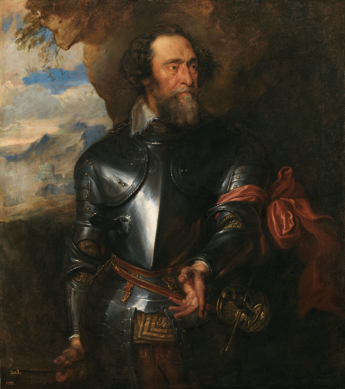 Grev Hendrik van den Bergh, ca. 1630 (olje på lerret) av Anthony van Dyck