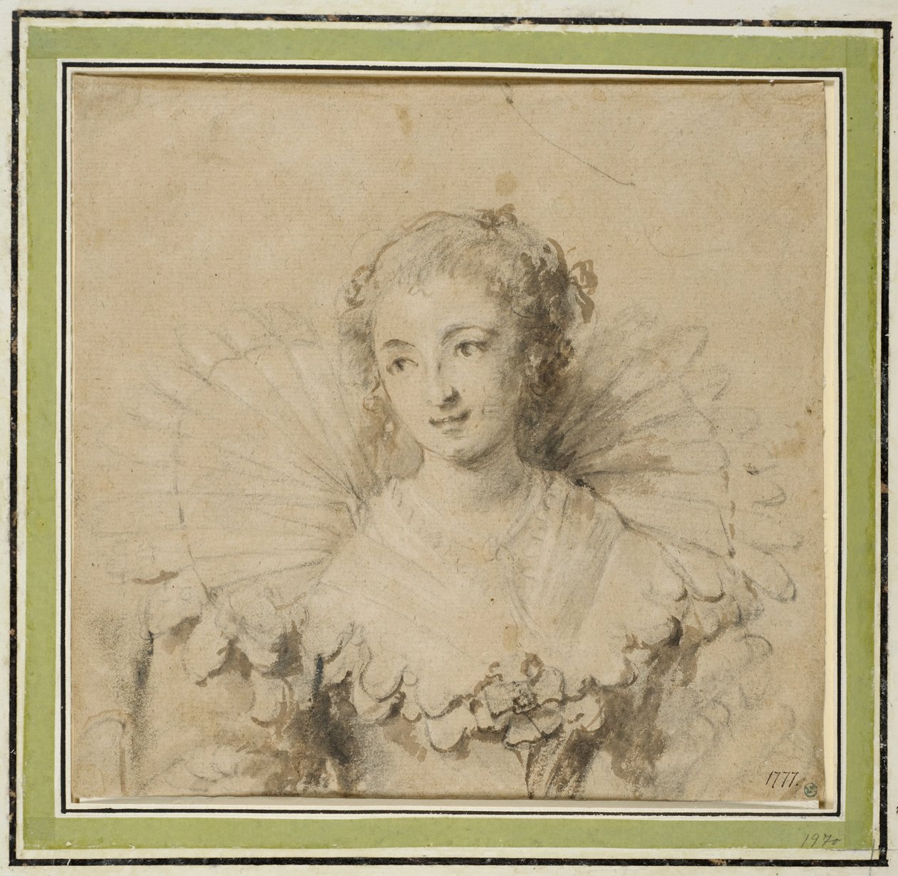 Portrett av en dame av Anthony van Dyck