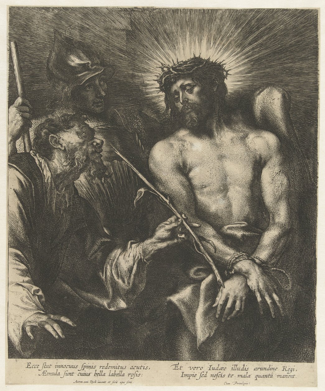 Hån mot Kristus Ecce Homo av Anthony van Dyck