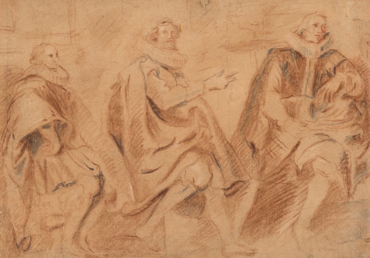 Tre rådmenn fra Brussel av Anthony van Dyck