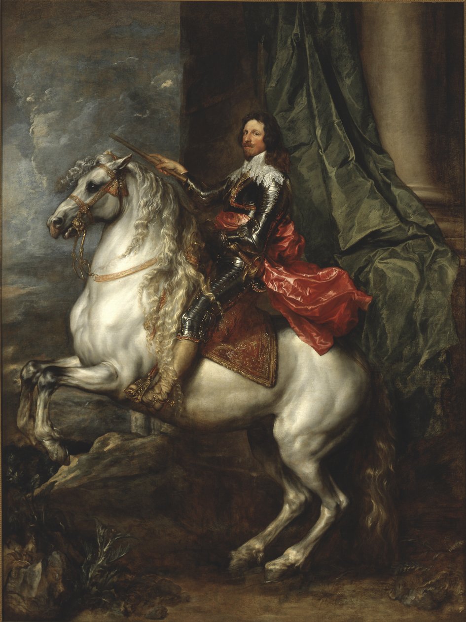 Ridesportrett av Thomas Francis av Savoy, prins av Carignano av Anthony van Dyck