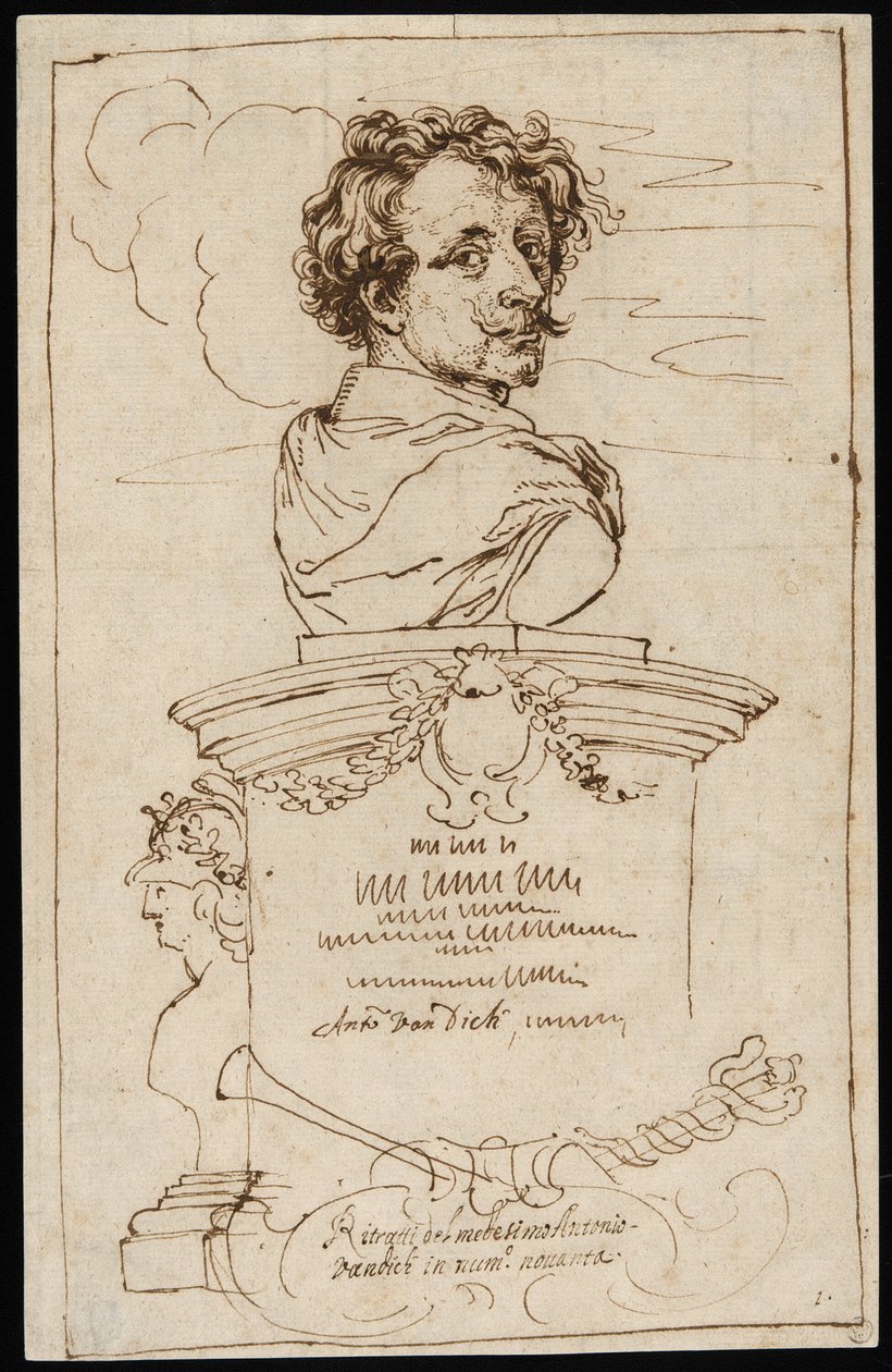 Frontispice fra "Iconography" av Anthony van Dyck