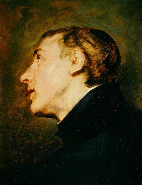 Head of St Anthony (olje på lerret) av Anthony van Dyck