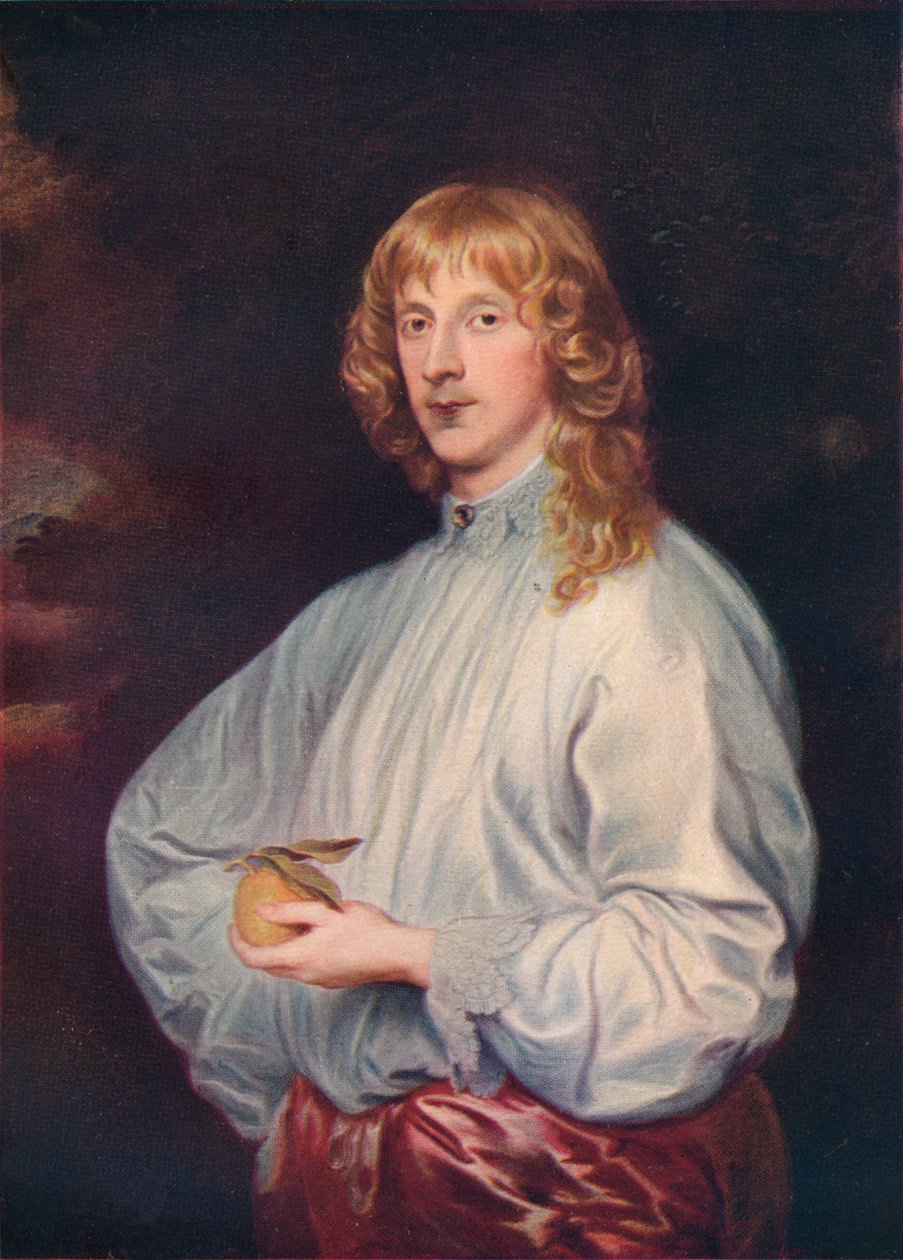 James Stuart, hertug av Richmond og Lennox med sine attributter, 1634 av Anthony van Dyck