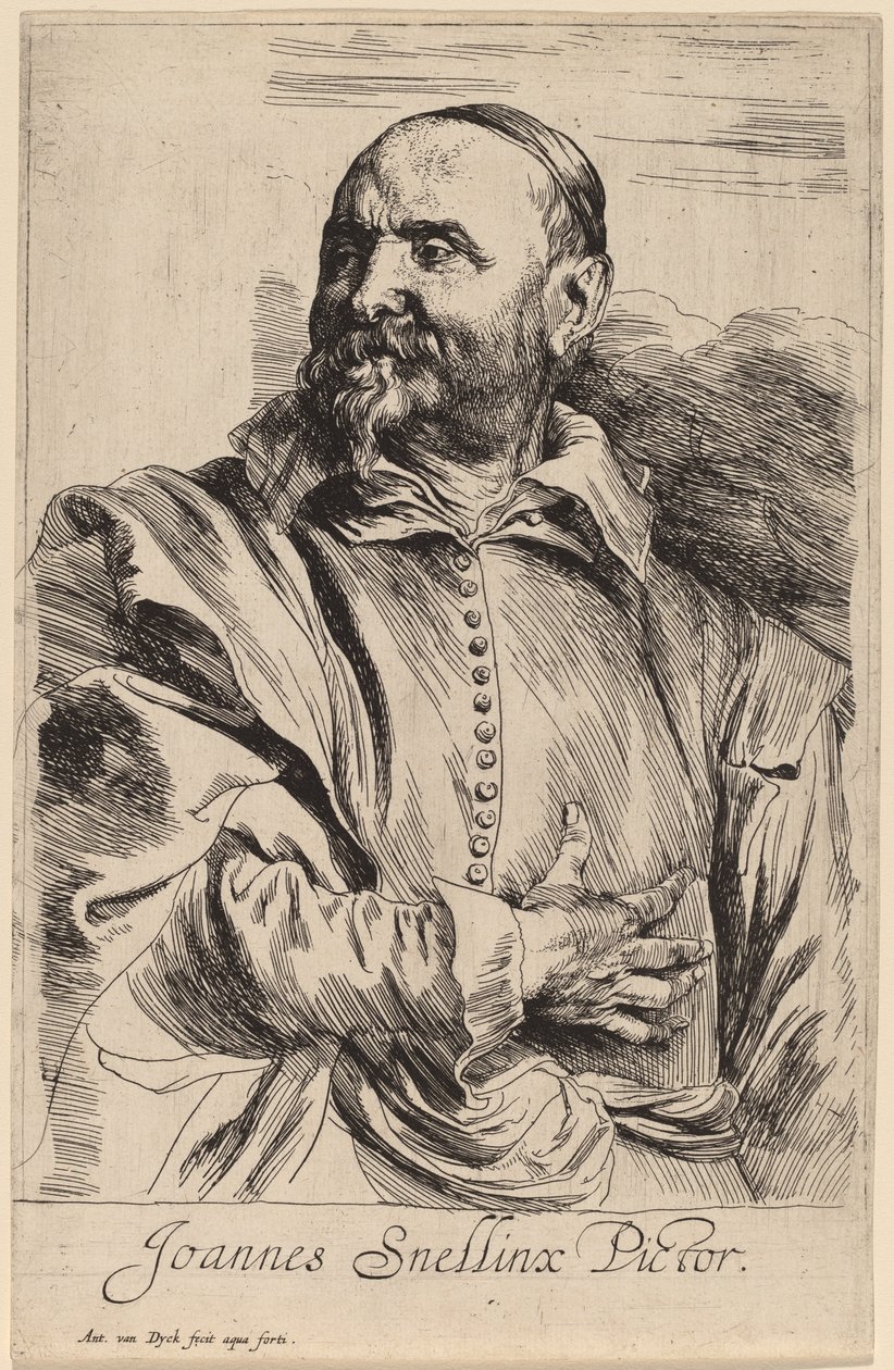 Jan Snellinx, sannsynligvis 16261641. av Anthony van Dyck