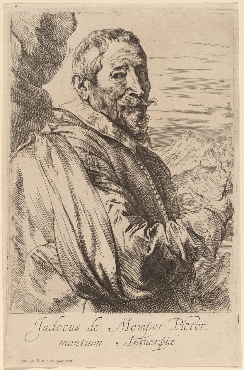 Jodocus de Momper, sannsynligvis 16261641. av Anthony van Dyck