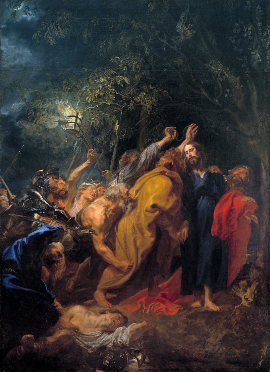 ""La capture du christ"" (The Capture of Christ) Peinture d