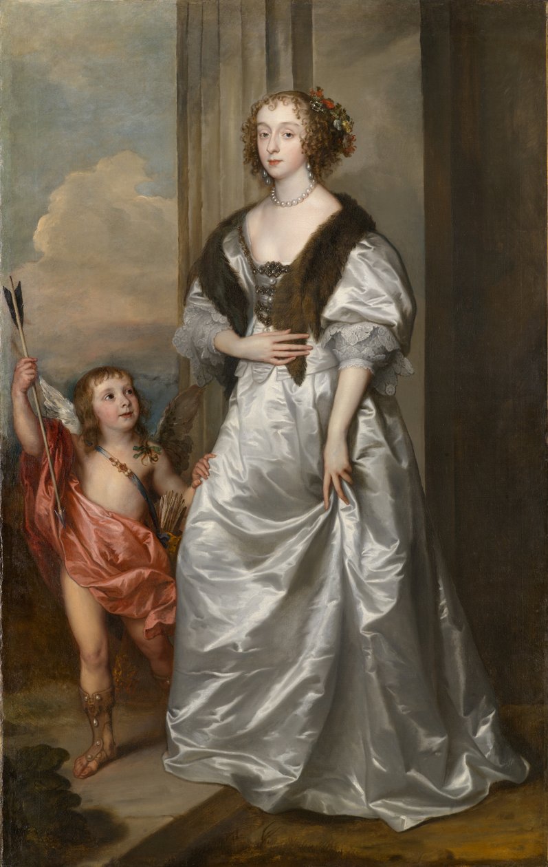 Lady Mary Villiers, senere hertuginne av Richmond og Lennox (1622-1685), med Charles Hamilton, Lord Arran, ca. 1637 av Anthony van Dyck