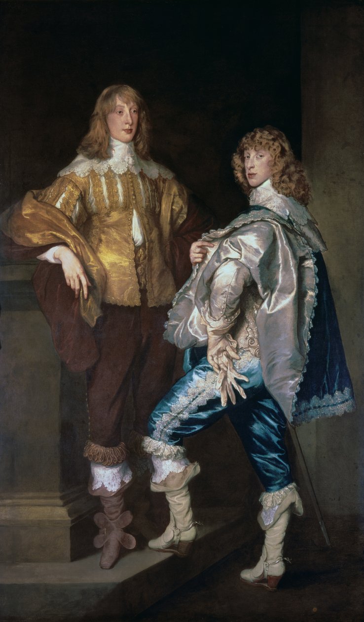 Lord John Stuart og hans bror, Lord Bernard Stuart av Anthony van Dyck