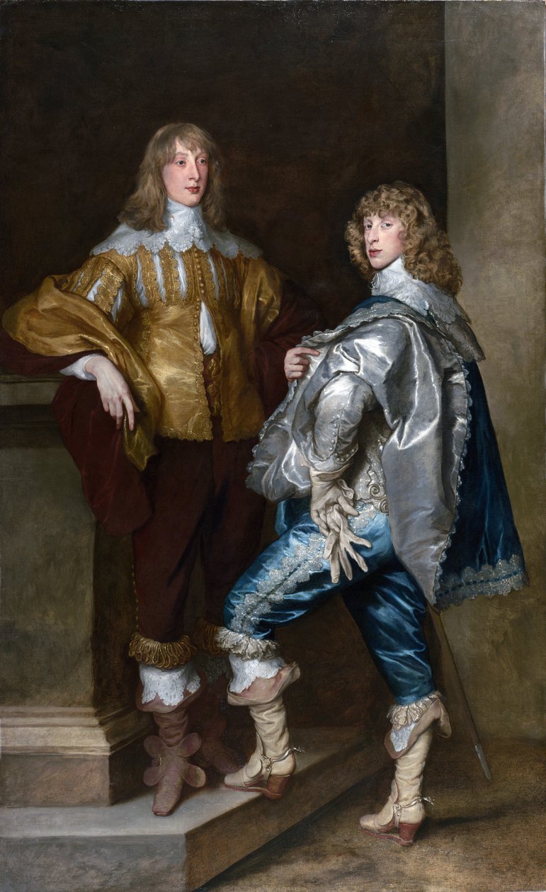 Lord John Stuart og hans bror Lord Bernard Stuart ca. 1638 (olje på lerret) av Anthony van Dyck