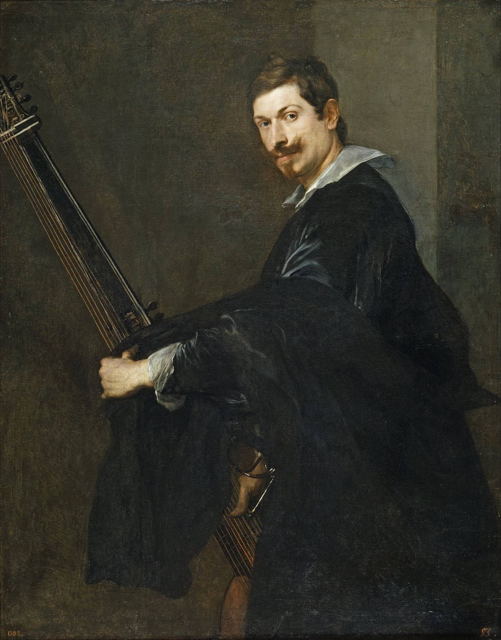 Mann med lut, mellom 1621 og 1630 av Anthony van Dyck