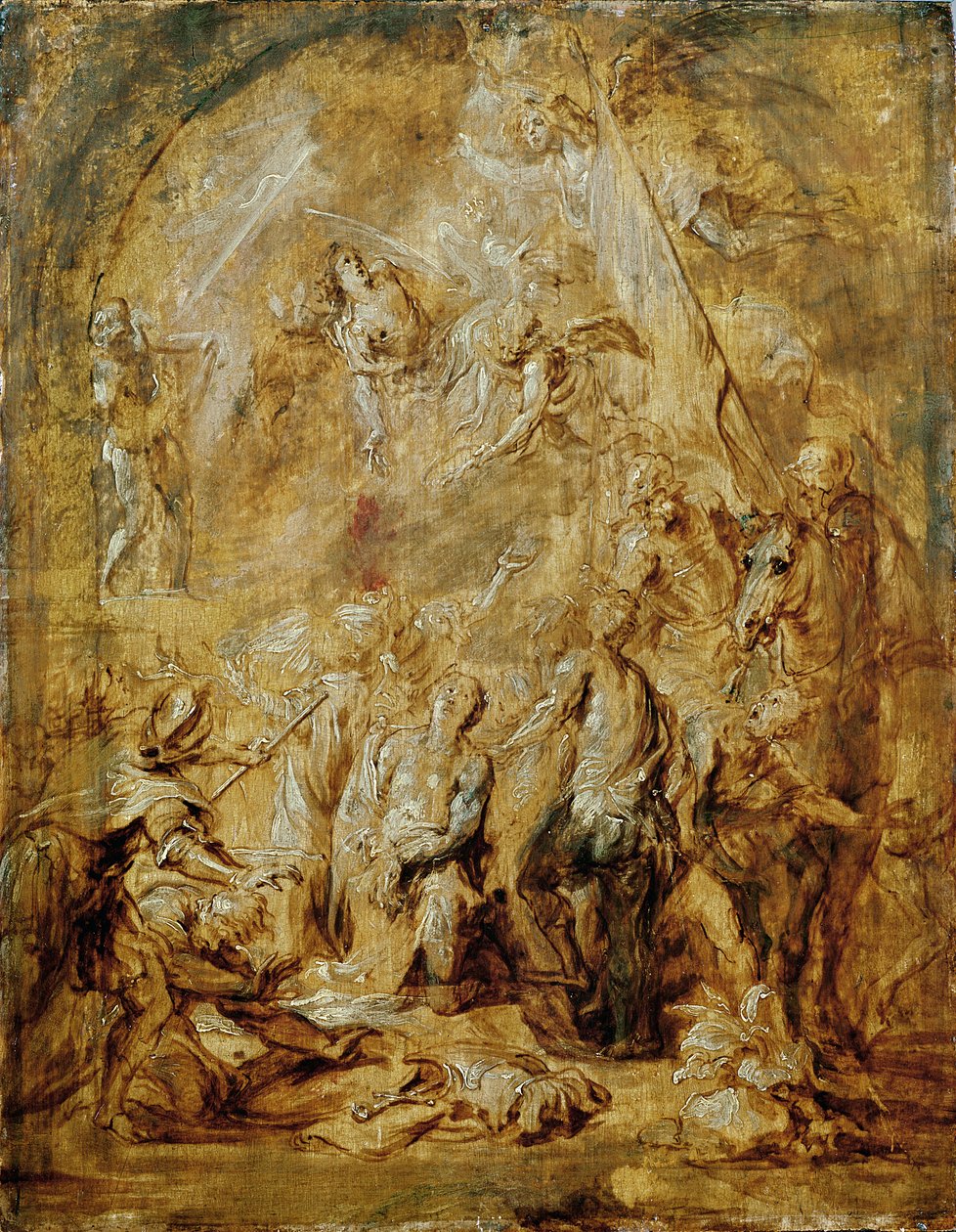 St. Georges martyrium av Anthony van Dyck