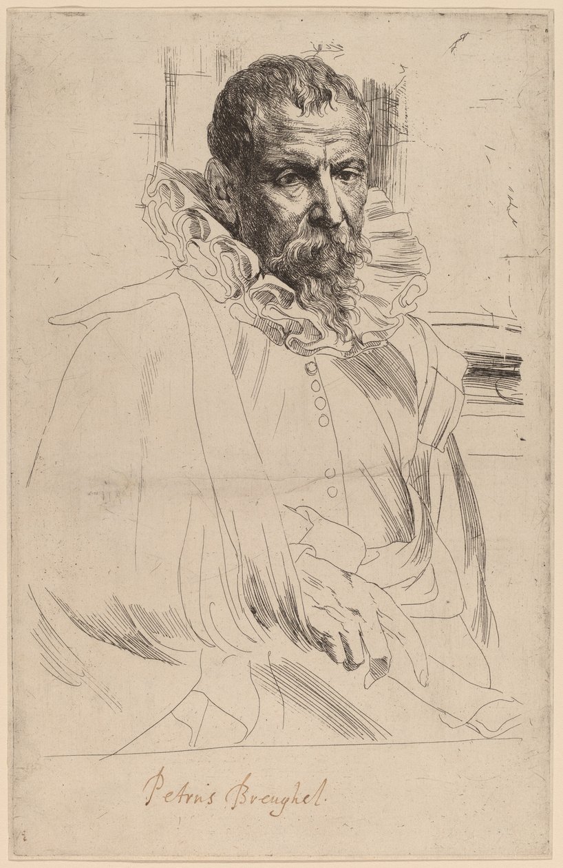 Pieter Bruegel den yngre, sannsynligvis 16261641. av Anthony van Dyck
