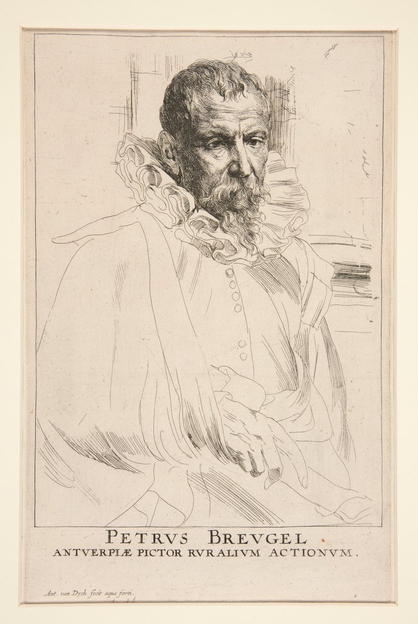 Pieter Brueghel den yngre av Anthony van Dyck