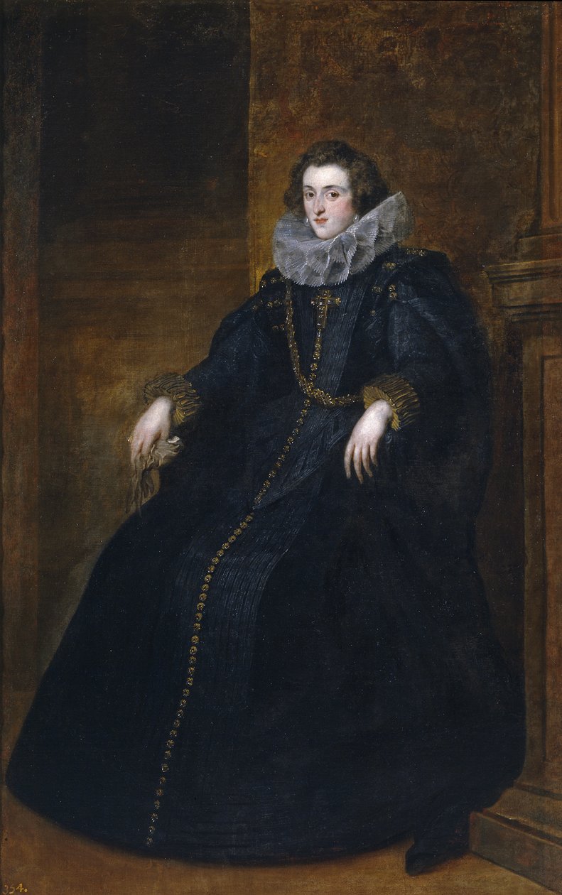 Policena Spinola, markis av Leganés av Anthony van Dyck