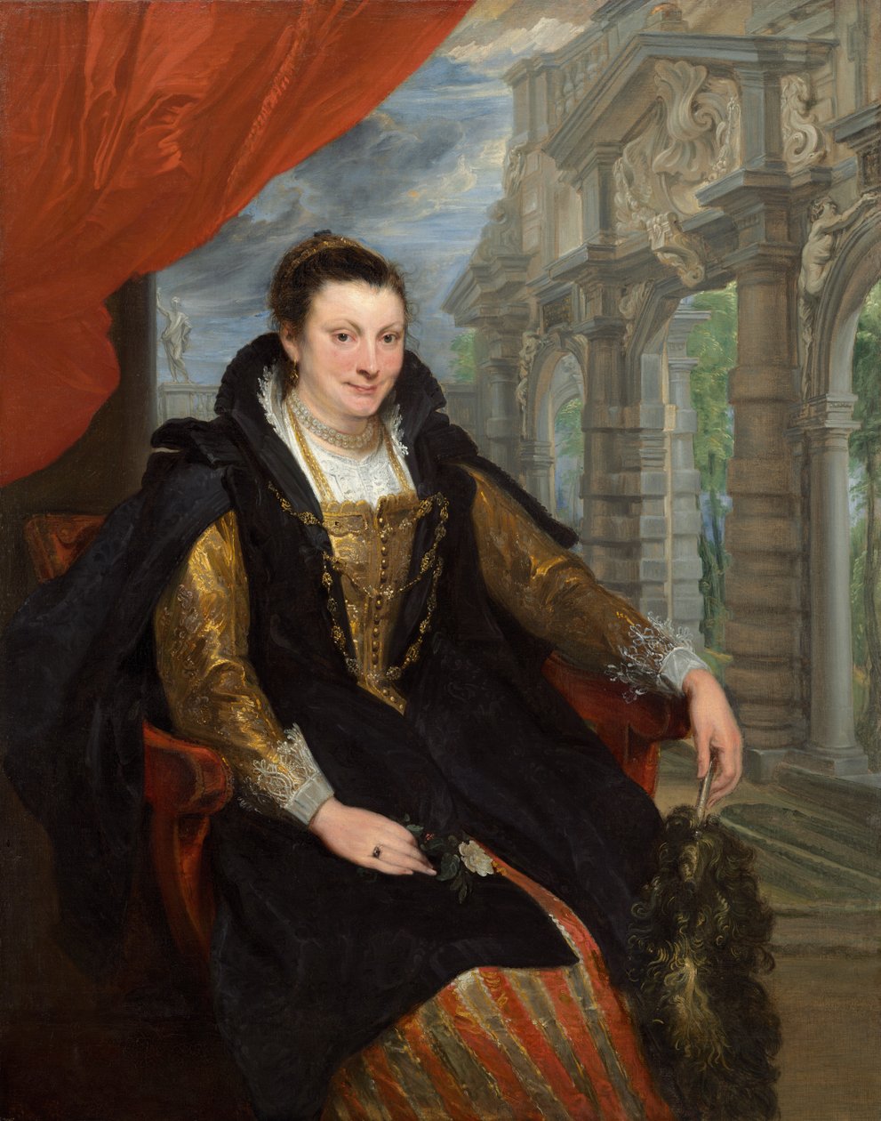 Portrett av Isabella Brandt av Anthony van Dyck