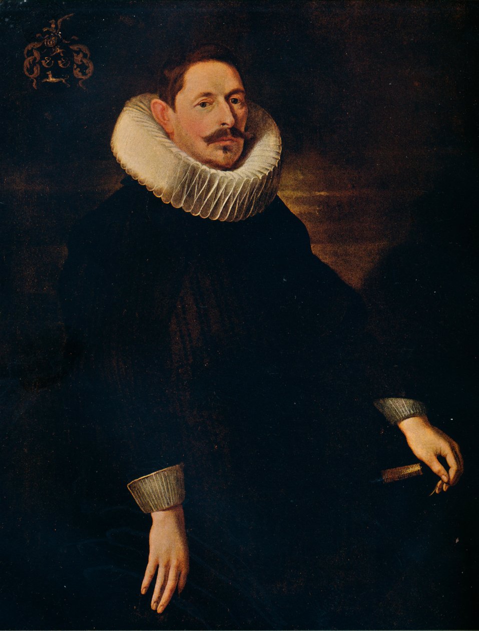 Portrett av Alexander Triest, Baro Dauweghem, c1630 av Anthony van Dyck