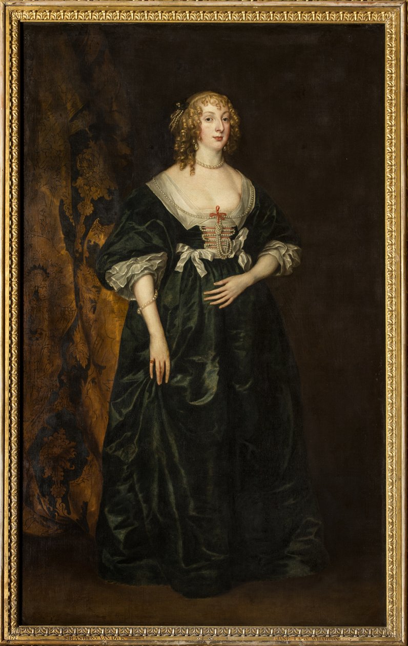 Portrett av Anna Sophia Herbert, grevinne av Carnarvon (olje på lerret) av Anthony van Dyck