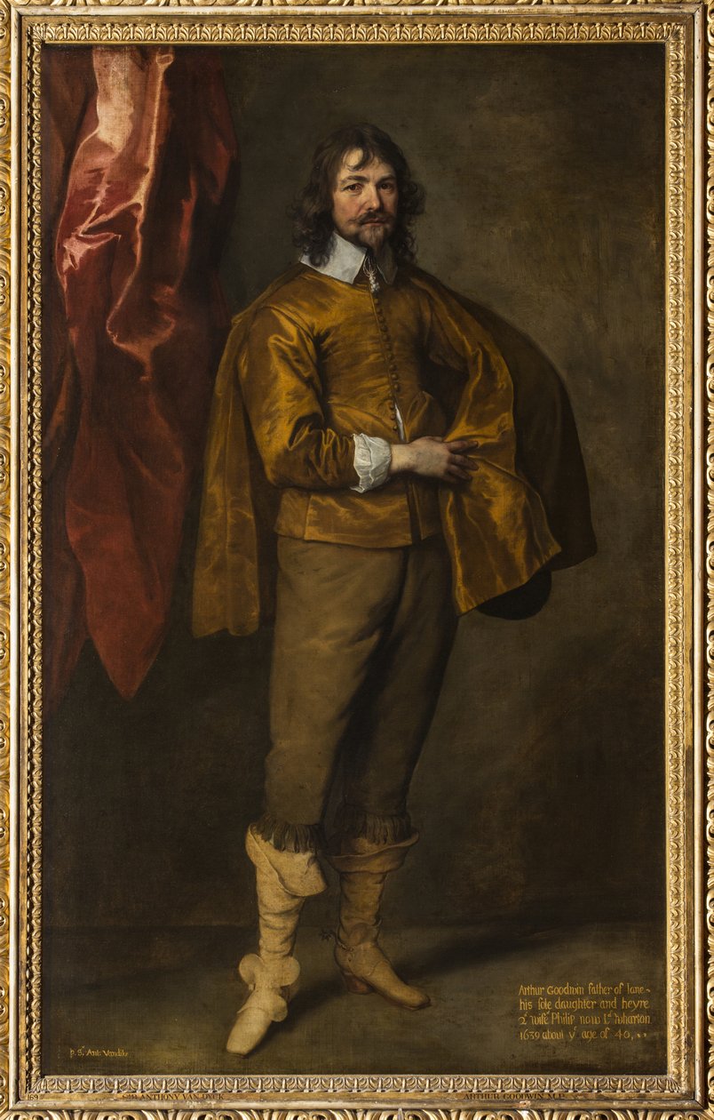 Portrett av Arthur Goodwin av Anthony van Dyck