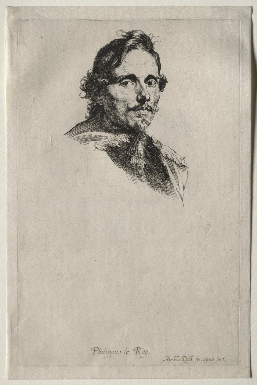 Portrett av baron Philippe Le Roy. av Anthony van Dyck