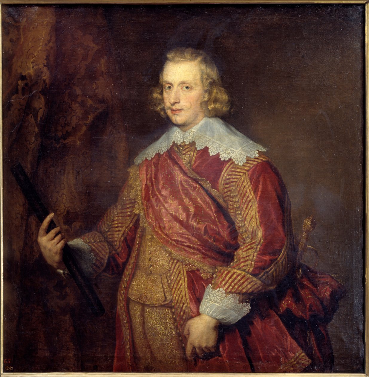Portrett av kardinal spedbarn Ferdinand av Østerrike (1609-1641) Maleri av Anton Van Dyck (1599-1641) (ec.flam.) Søn 1,07x1,06 m Madrid, Prado-museet av Anthony van Dyck