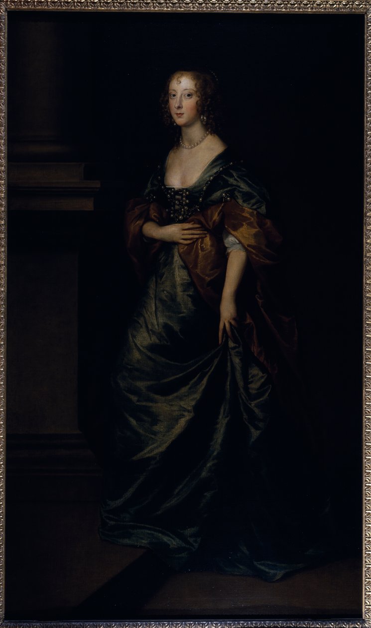 Portrett av Elizabeth Cecil, grevinne av Devonshire, ca. 1639 (olje på lerret) av Anthony van Dyck