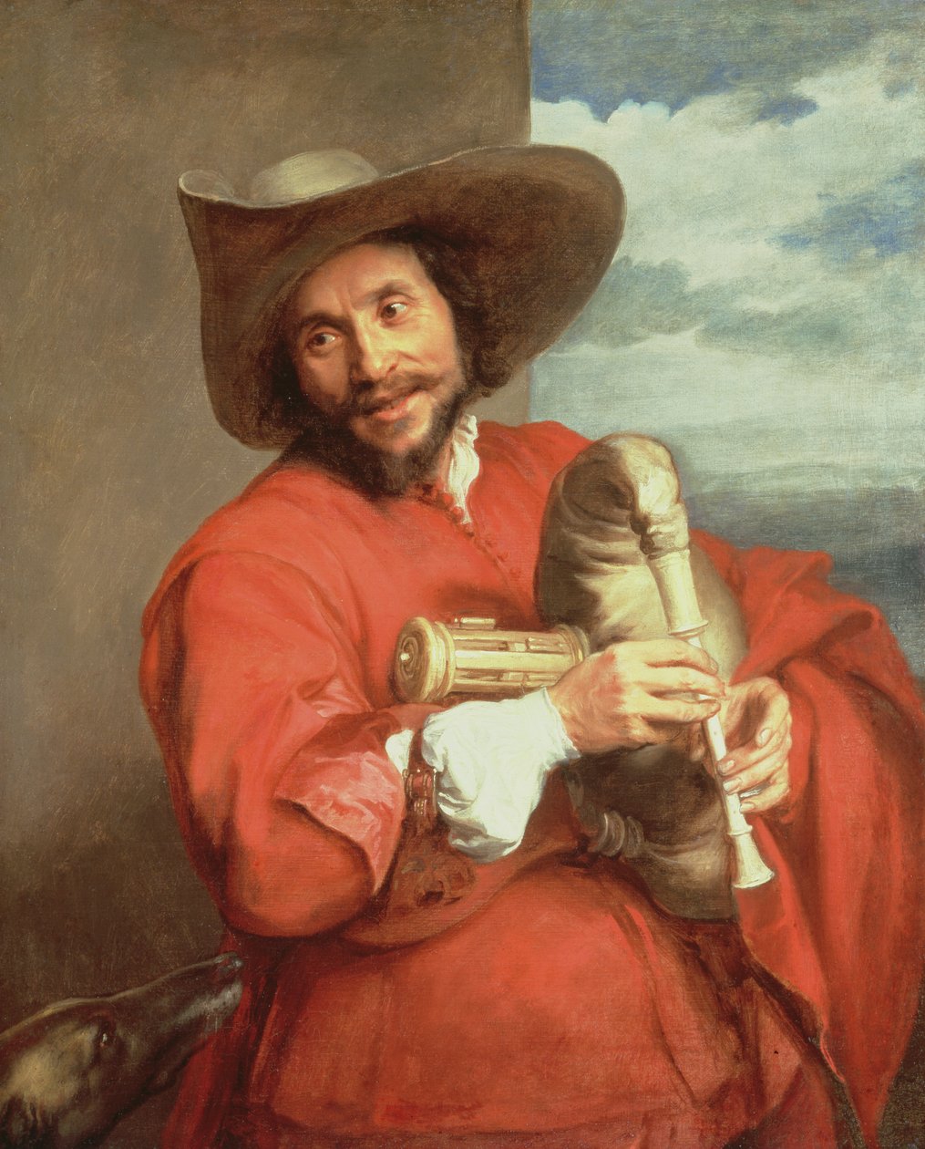 Portrett av Francois Langlois (1589-1647) ca. 1637 av Anthony van Dyck