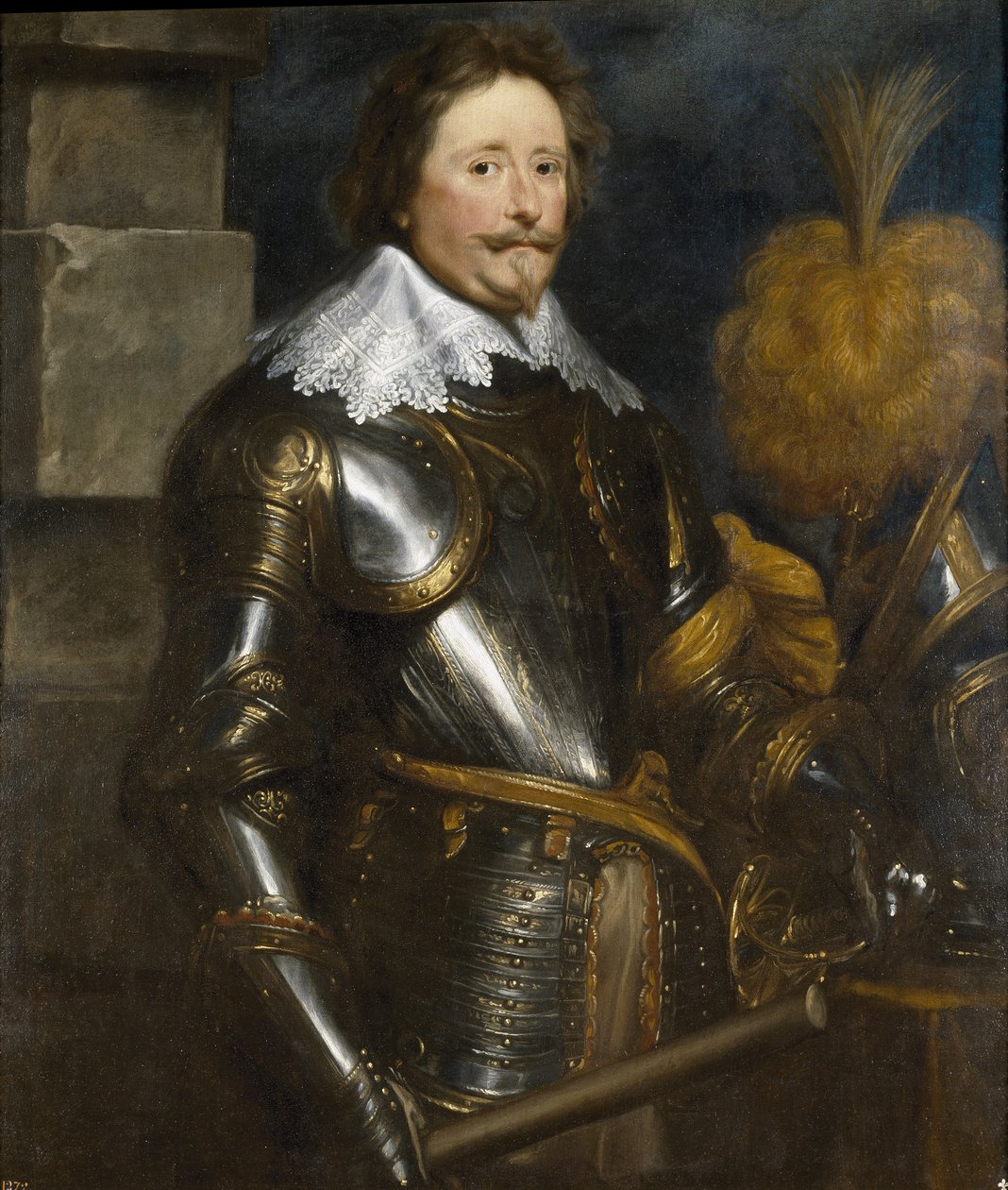 Portrett av Frederick Henry, Prince of Orange 1584-1647 av Anthony van Dyck