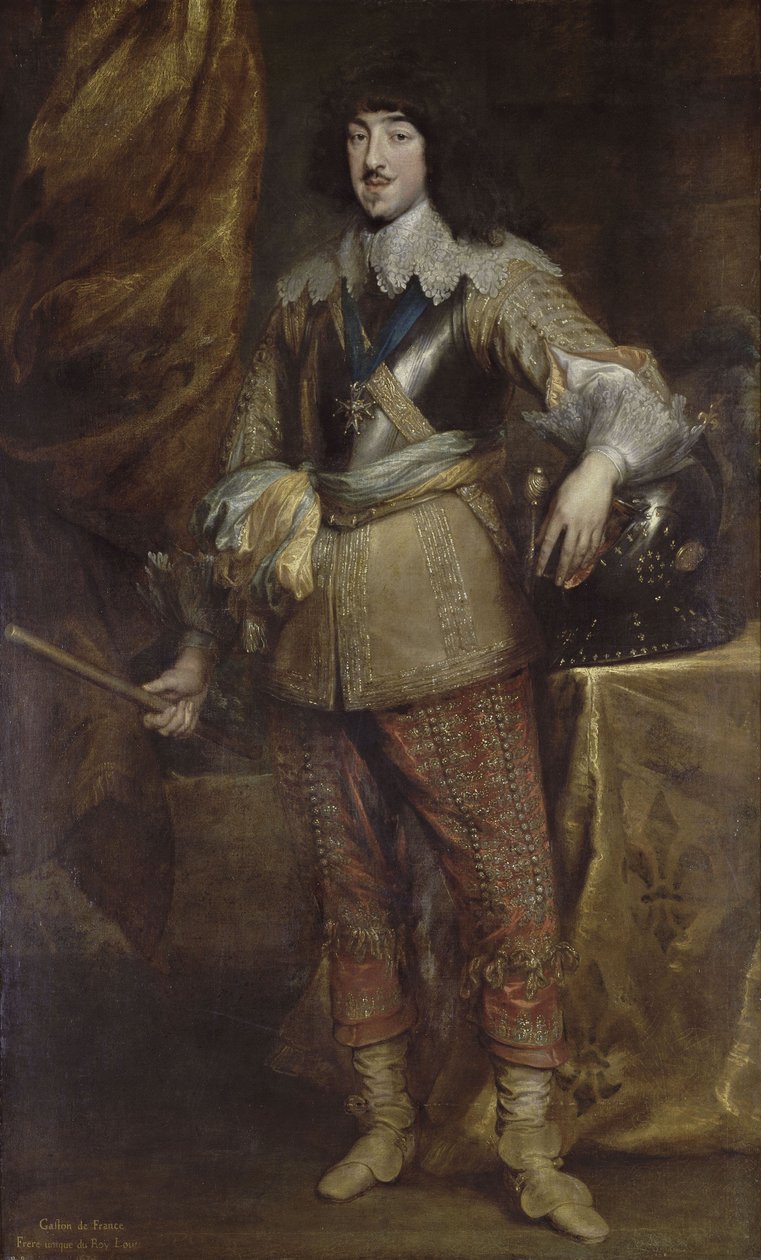 Portrett av Gaston av Frankrike, hertug av Orleans 1608-1660 av Anthony van Dyck